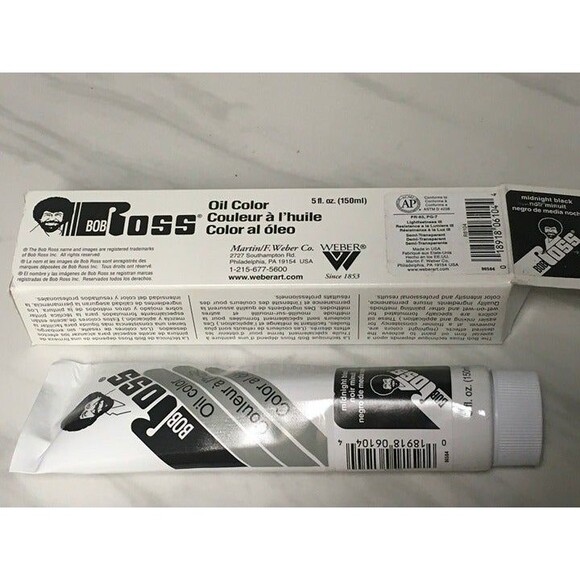 Bob Ross Landscape oil 5oz Midnight Black - Picture 2 of 2